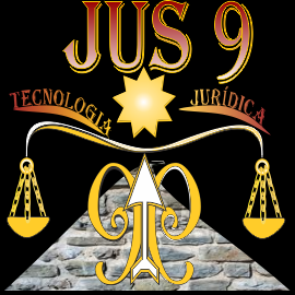 O primeiro logotipo aceitável da Jus 9 Tecnologia Jurídica